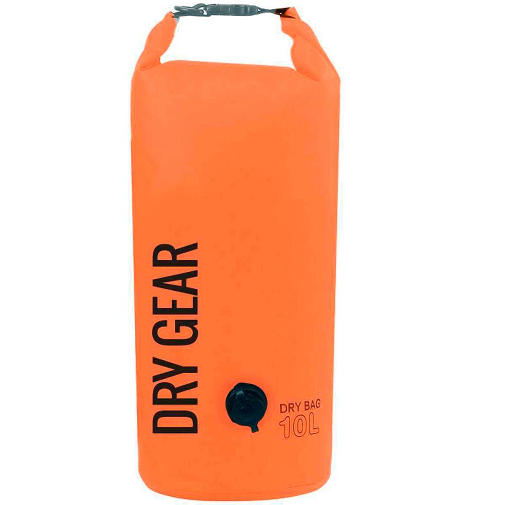 Bolsa dry gear de 10 litros marca Mad Style, color naranja, bolsa - Lapicity