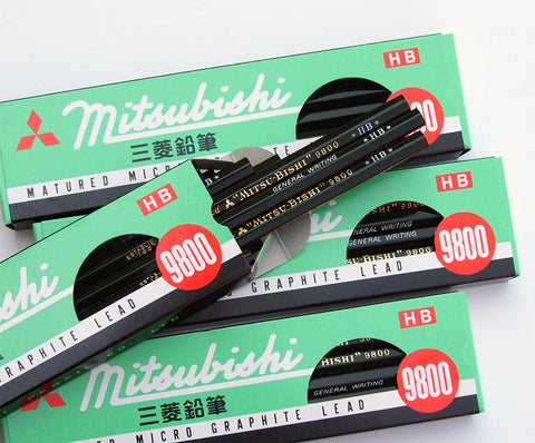 Lápiz HB Mitsubishi de micrografito 9800 (pieza)