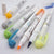Zebra mildliner brush set de 6 colores, Brush Pen - Lapicity